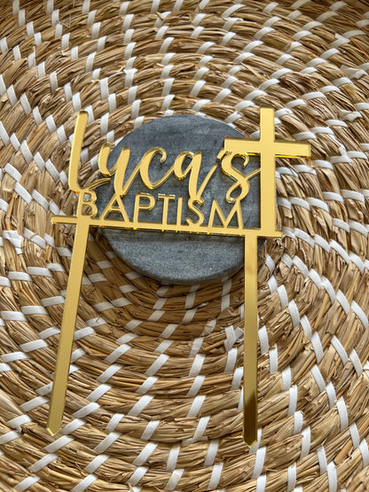 Acrylic Cake Topper Christening/Communion/Confirmation
