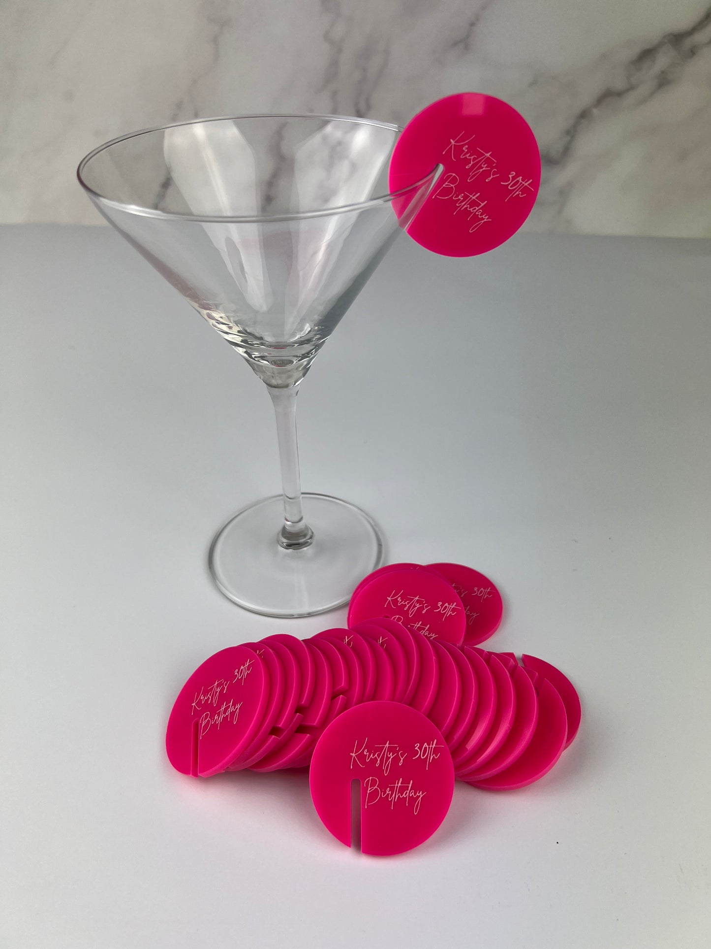 Acrylic Drink Tags