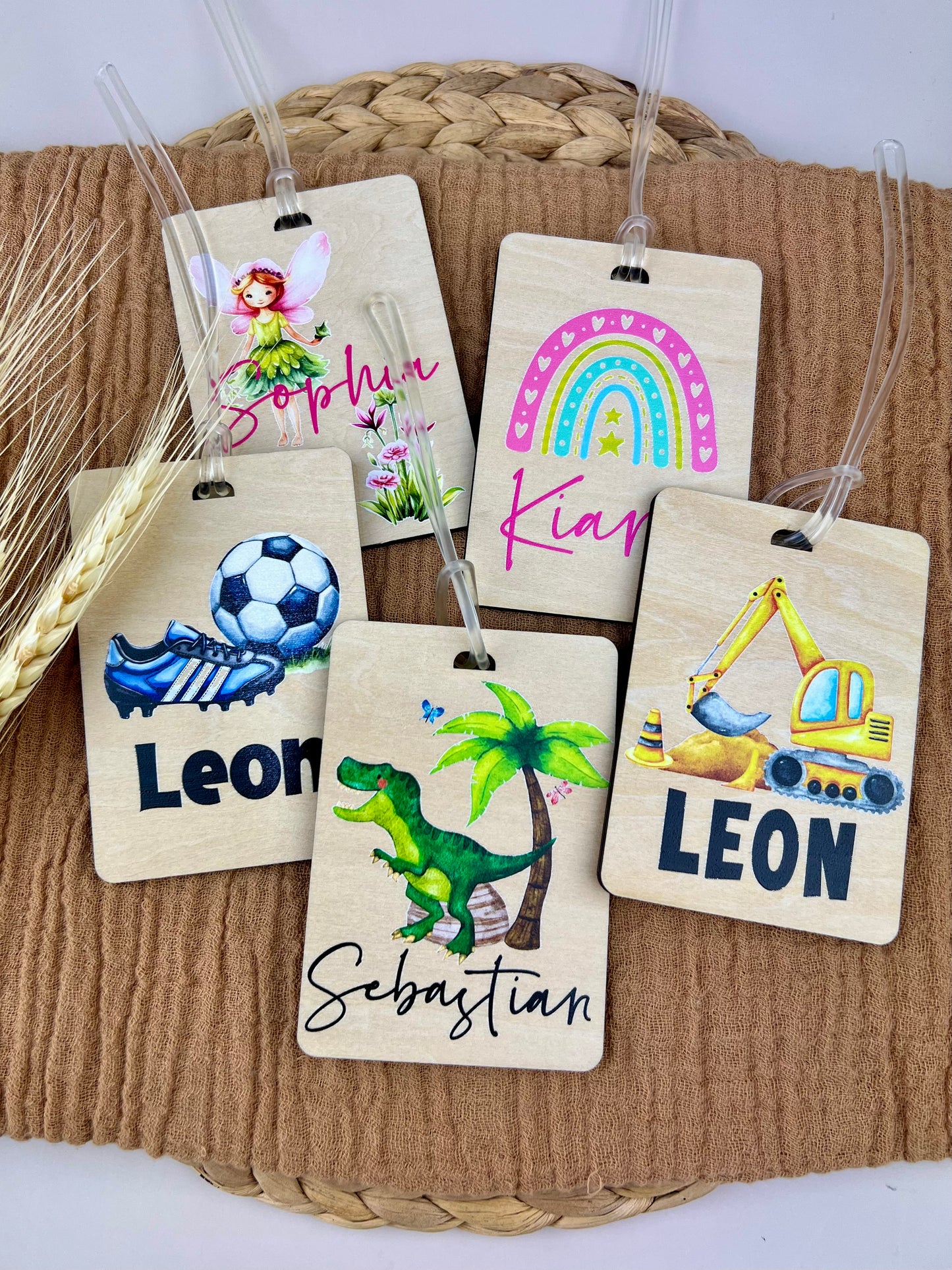 Printed Timber Bag Tag