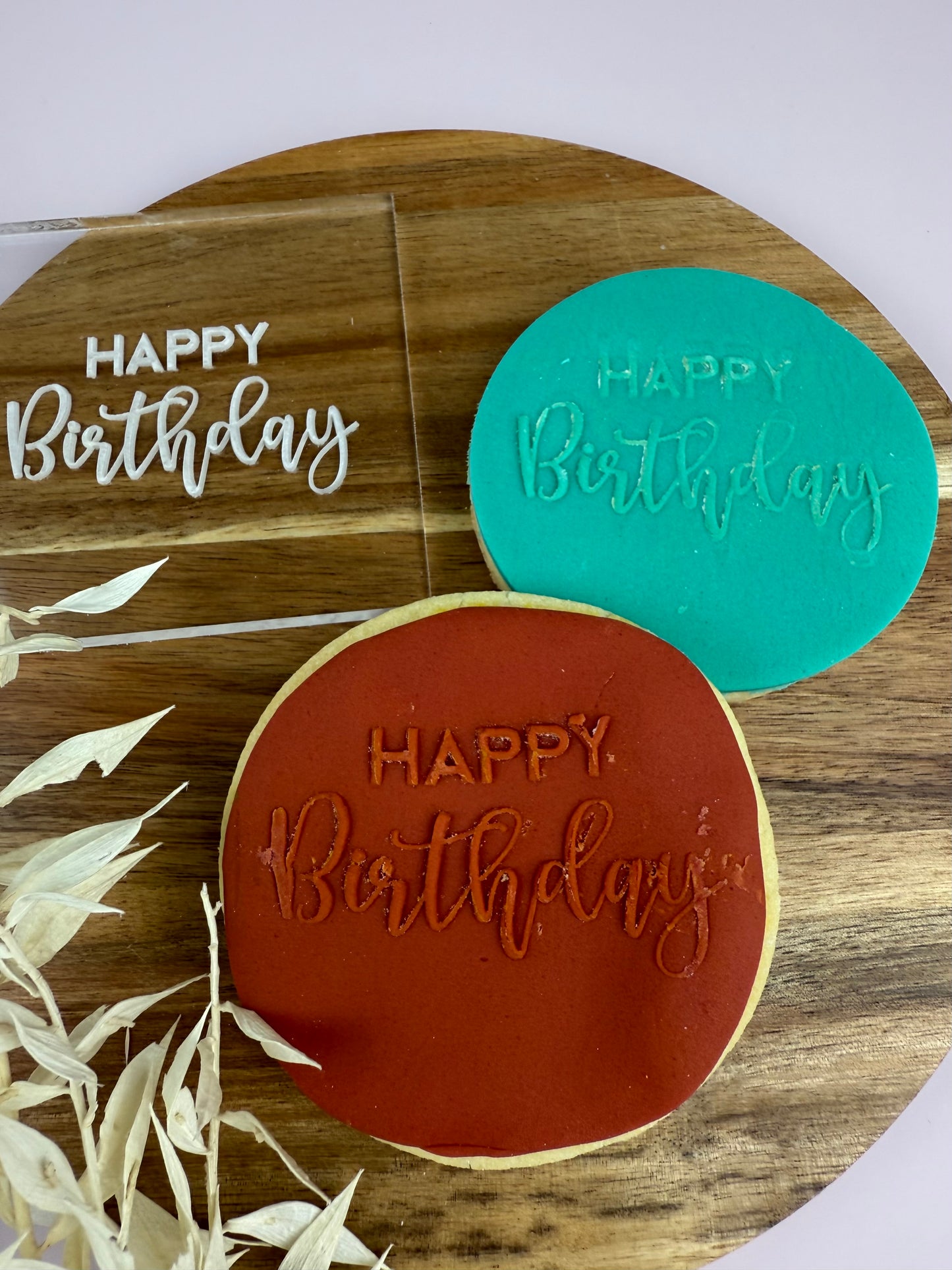 HAPPY BIRTHDAY - COOKIE STAMP