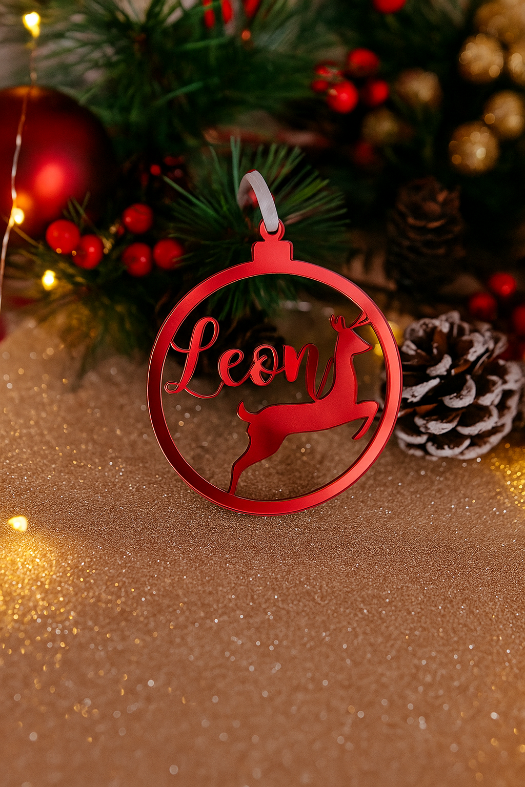 Hoop Christmas Ornaments