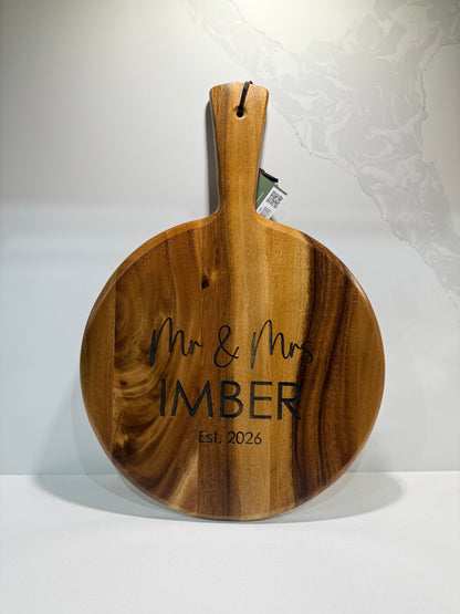 Custom Chopping/Serving Boards - Round