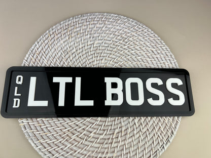 Novelty Acrylic Number Plates