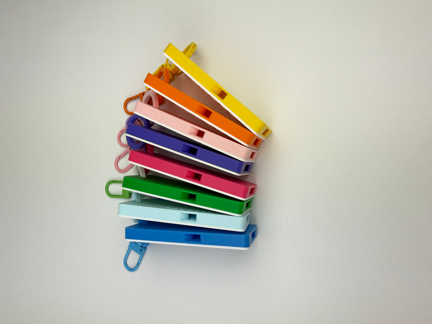 Personalised 3D Printed Whistle Bag Tag – Custom Sports & School Name Tag