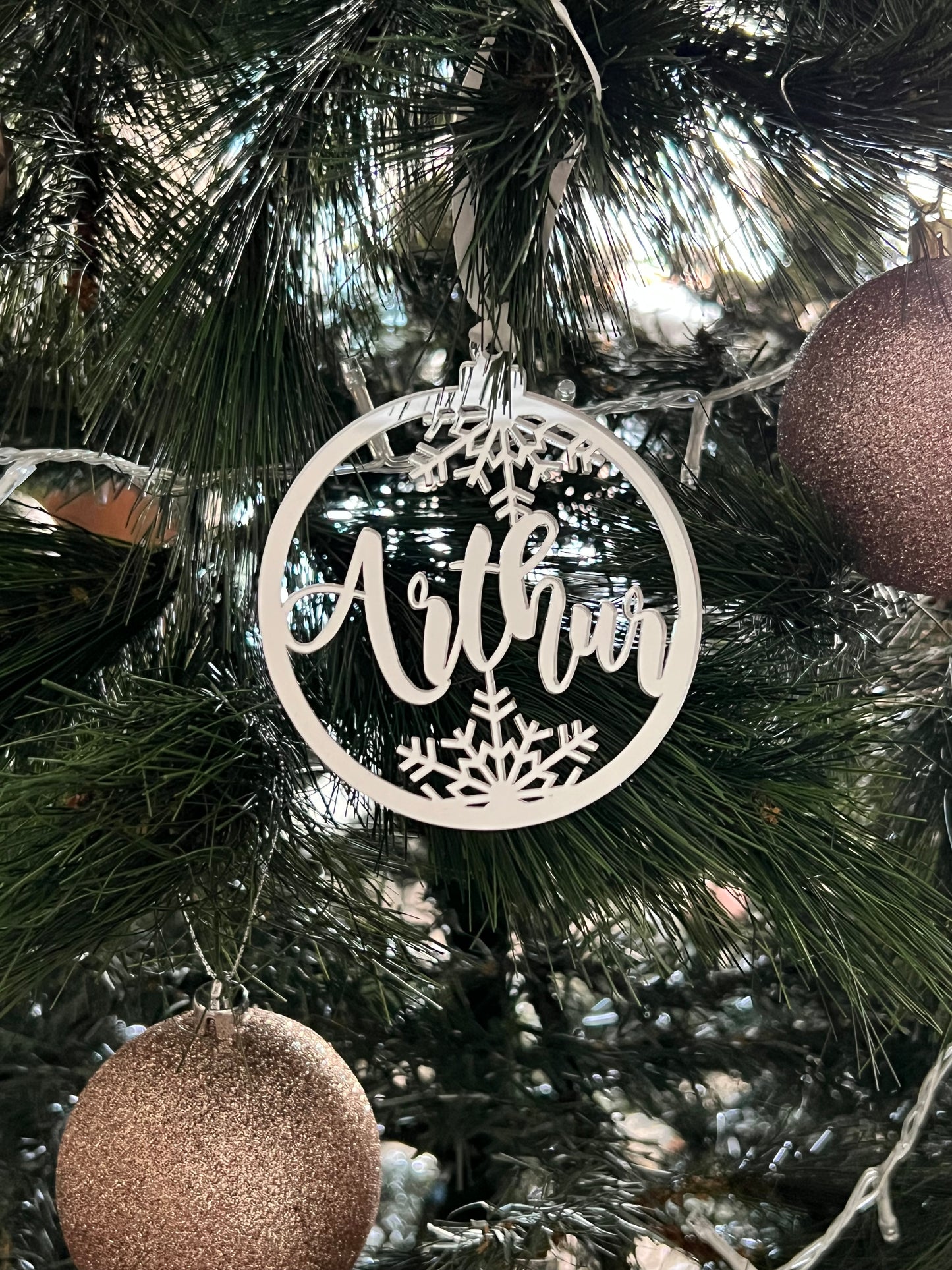 Hoop Christmas Ornaments