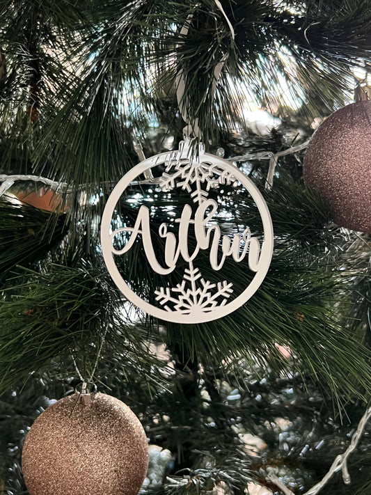 Hoop Christmas Ornaments