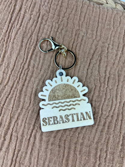 Personalised Timber Bag Tag