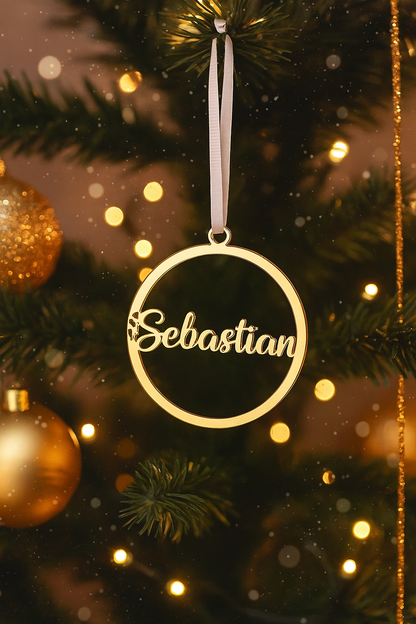 Hoop Christmas Ornaments