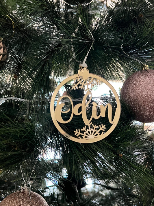 Hoop Christmas Ornaments