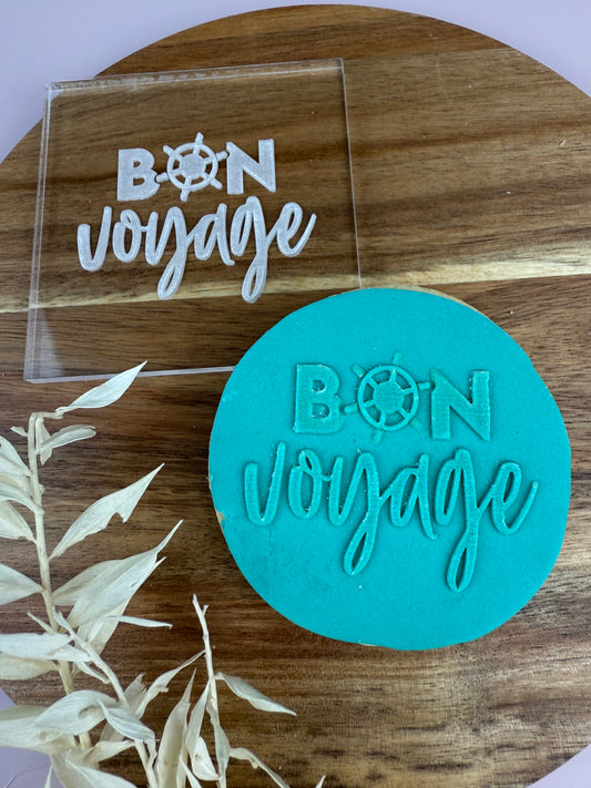 BON VOYAGE - COOKIE STAMP