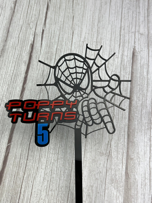 Spiderman Cake Topper