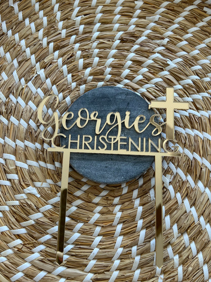 Acrylic Cake Topper Christening/Communion/Confirmation