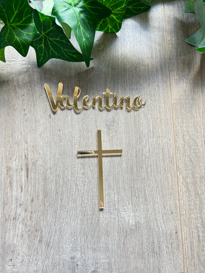 'Cross/Crucifix' Cake Topper