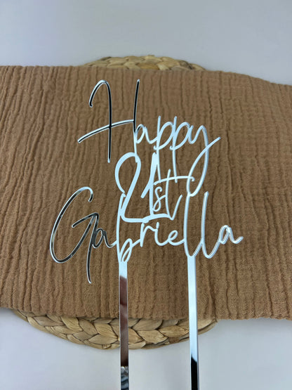 Custom Acrylic Cake Toppers