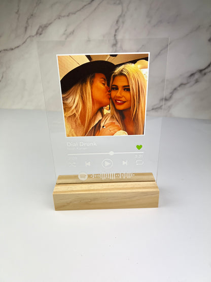 Spotify Acrylic Music Plaque (Scannable)