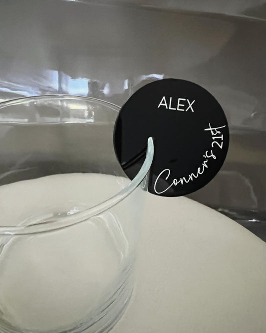 Acrylic Drink Tag - Place Cards