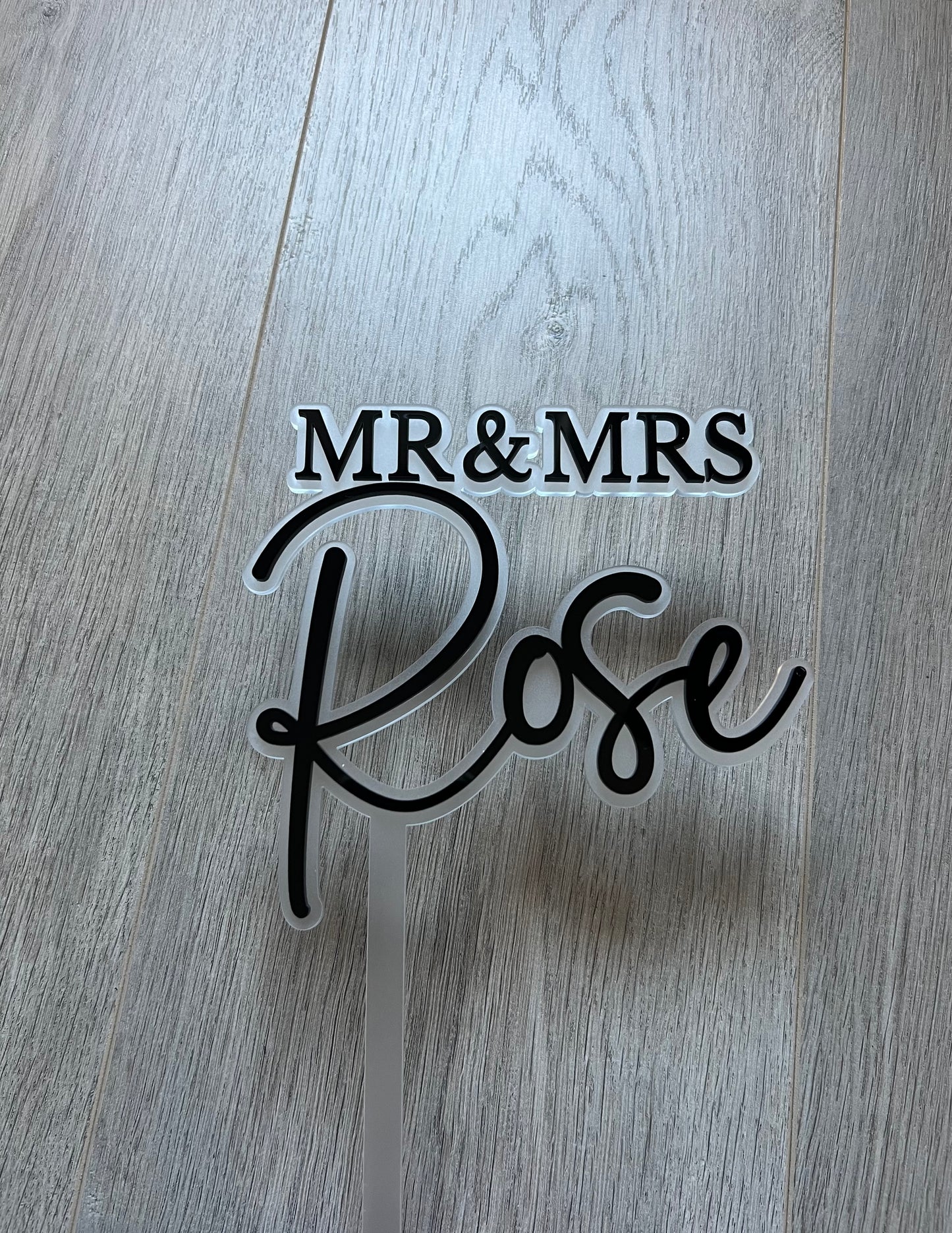 2 Layer Acrylic Cake Fropper (Small)