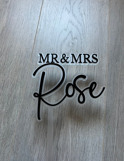 2 Layer Acrylic Cake Fropper (Small)