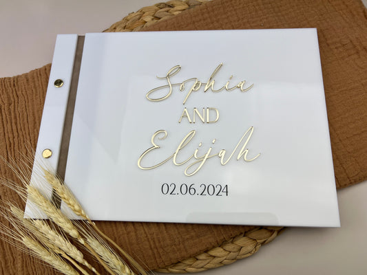 Personalised Acrylic Guest Book (A4)