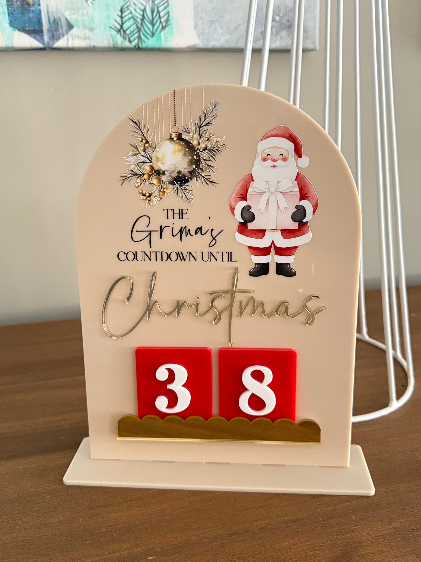 Christmas Countdown Stand