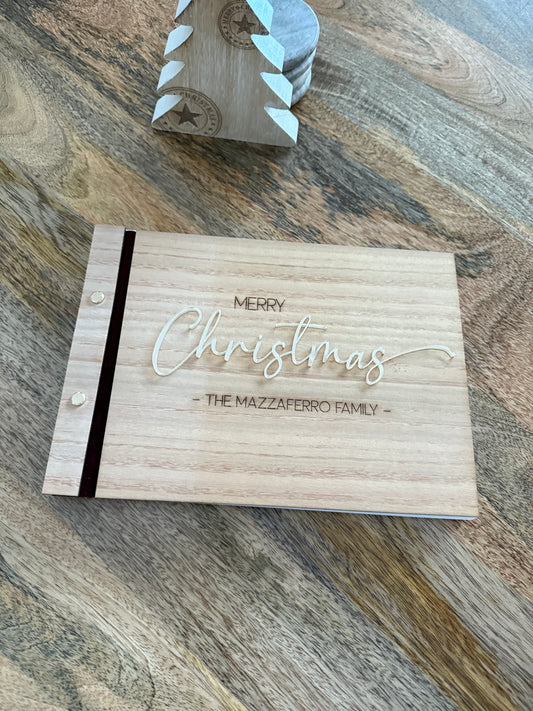 Personalised Christmas Album (Timber)