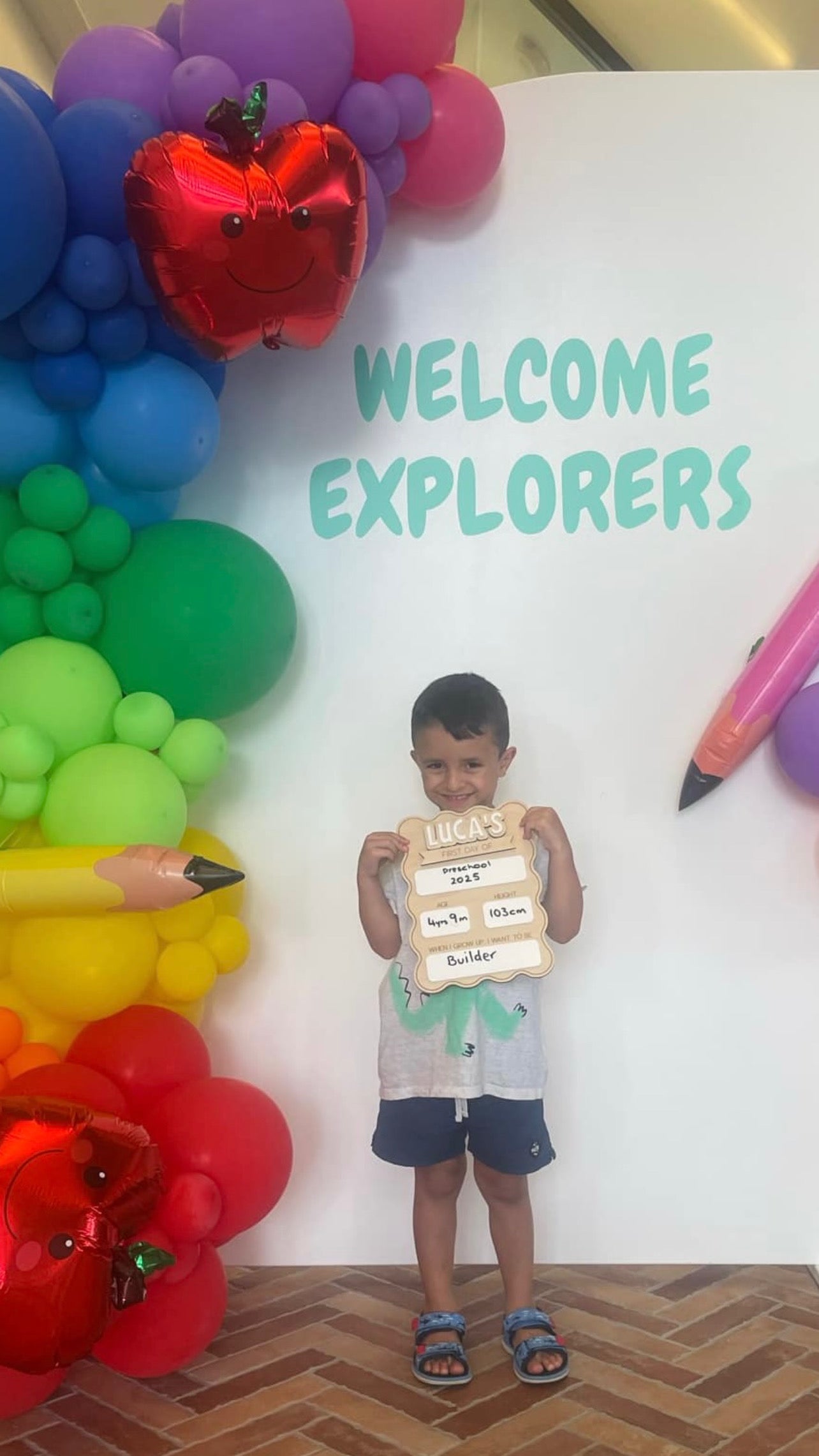 First Day of School Boards with Interchangable Name + Last Day
