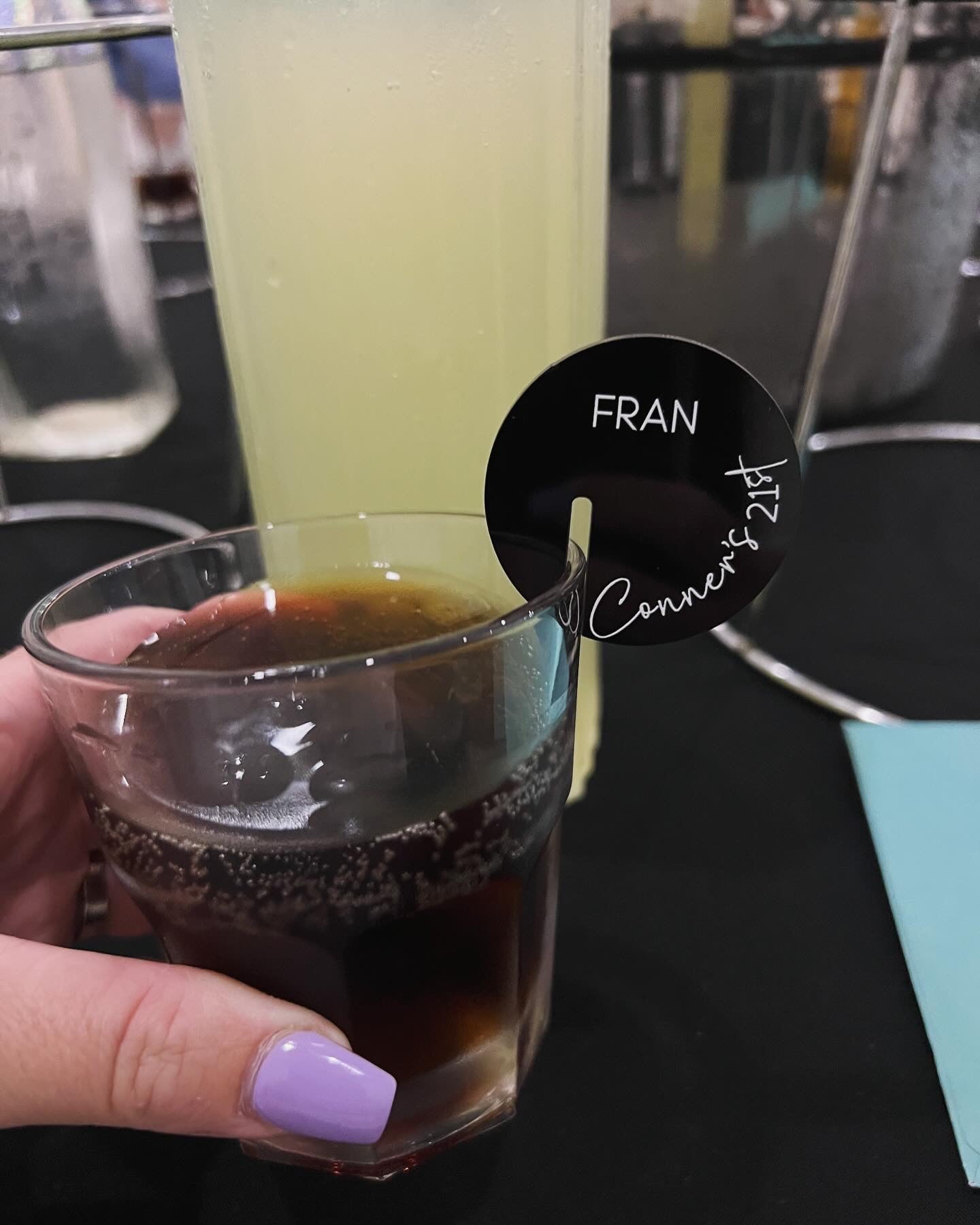 Acrylic Drink Tag - Place Cards