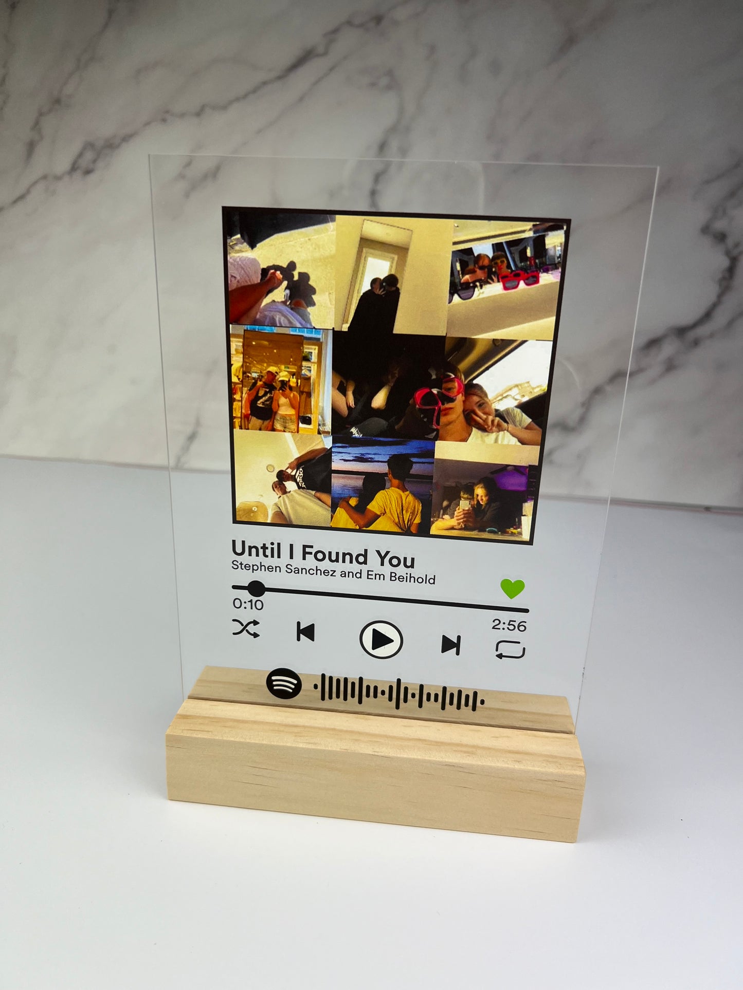 Spotify Acrylic Music Plaque (Scannable)