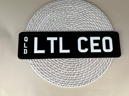 Novelty Acrylic Number Plates