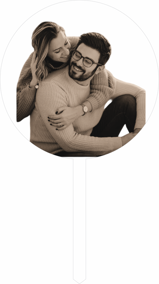 Custom Printed Disc Style Cake Topper