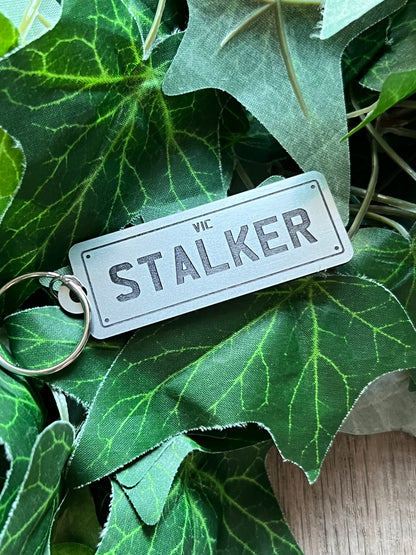 Personalised 'Number Plate' Keyring