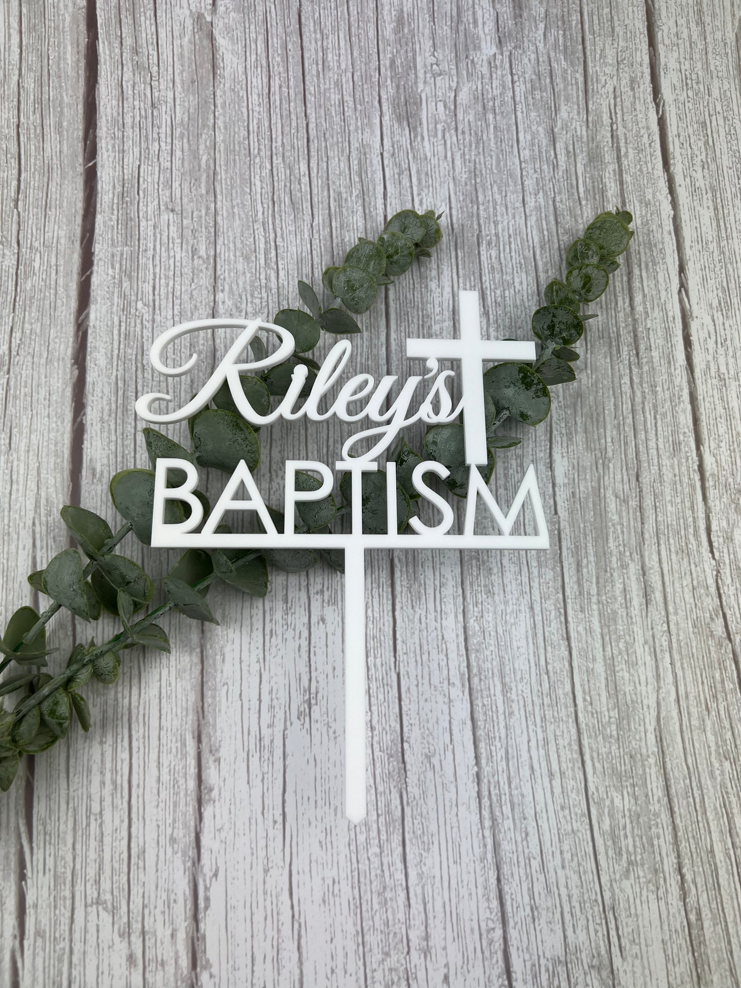 Acrylic Cake Topper Christening/Communion/Confirmation