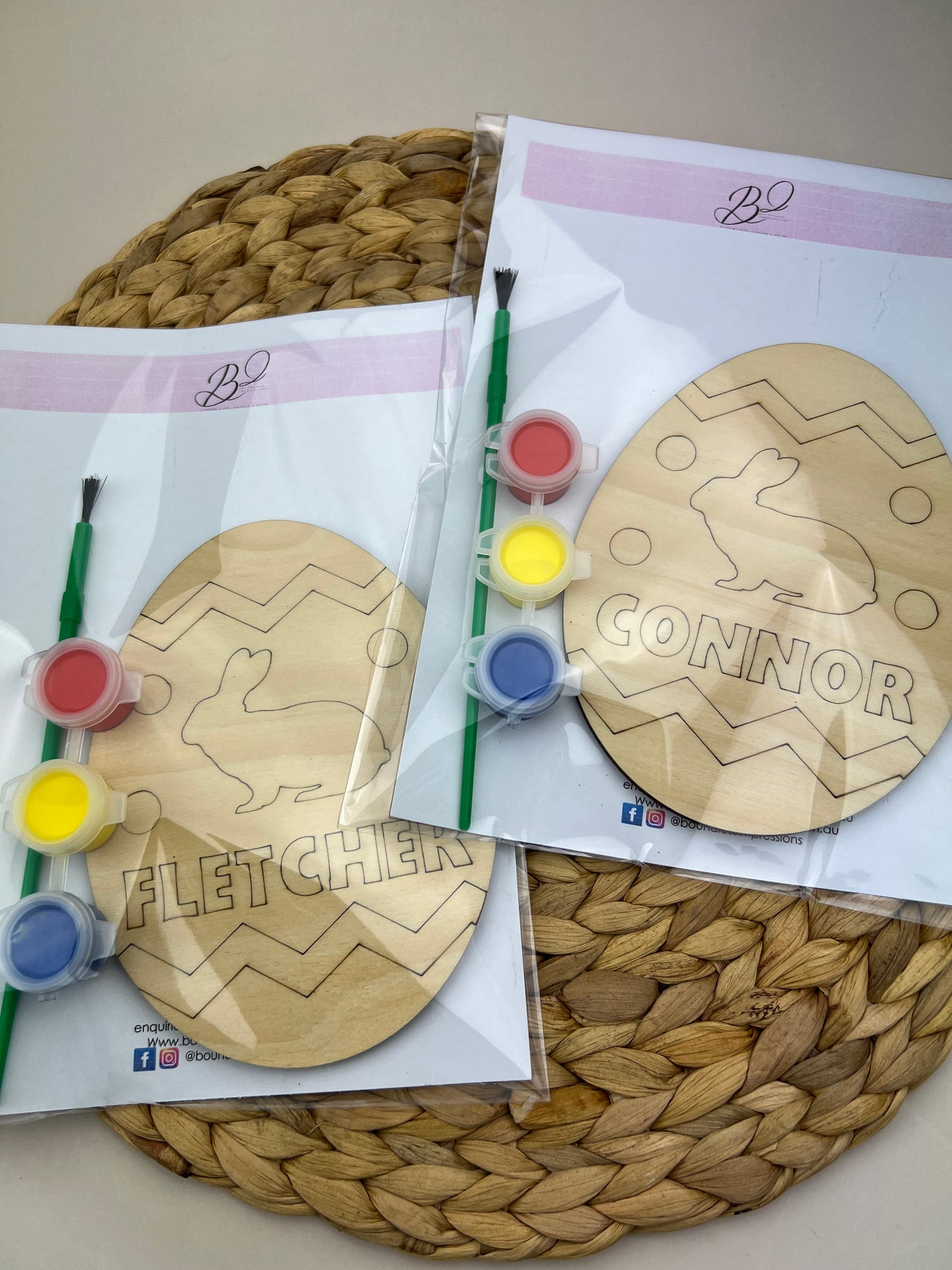 Personalised Easter Egg Paint Set