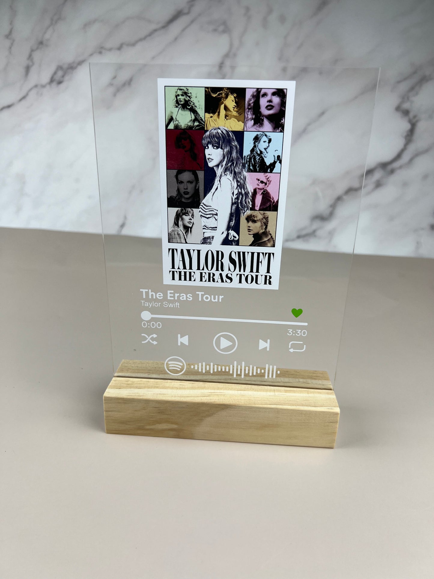 Spotify Acrylic Music Plaque (Scannable)
