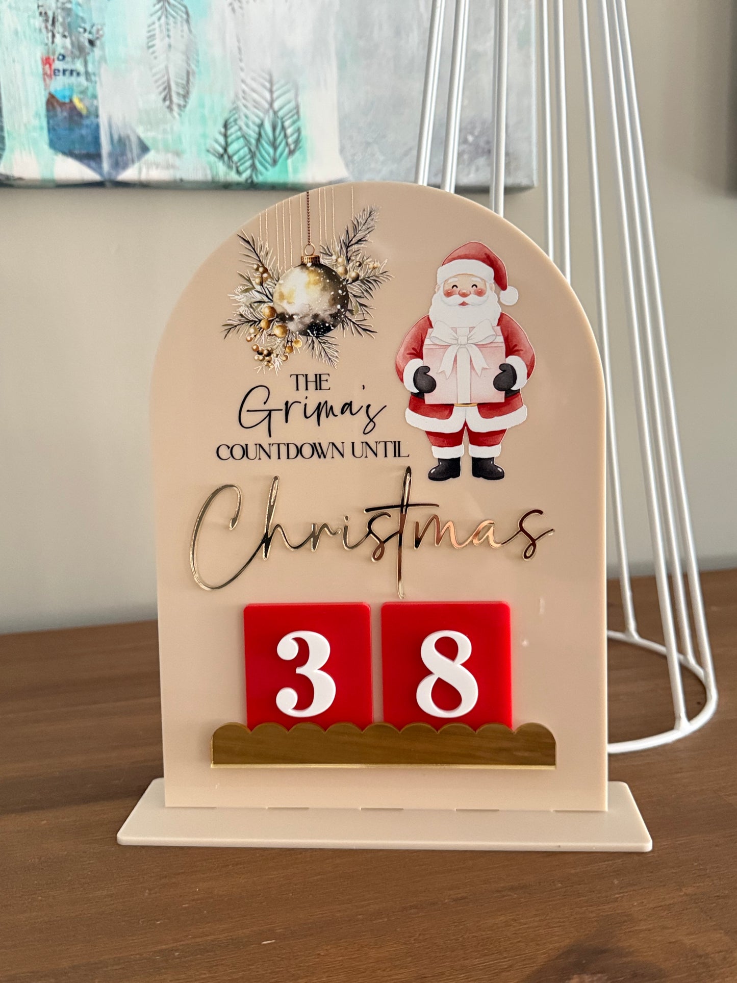 Christmas Countdown Stand