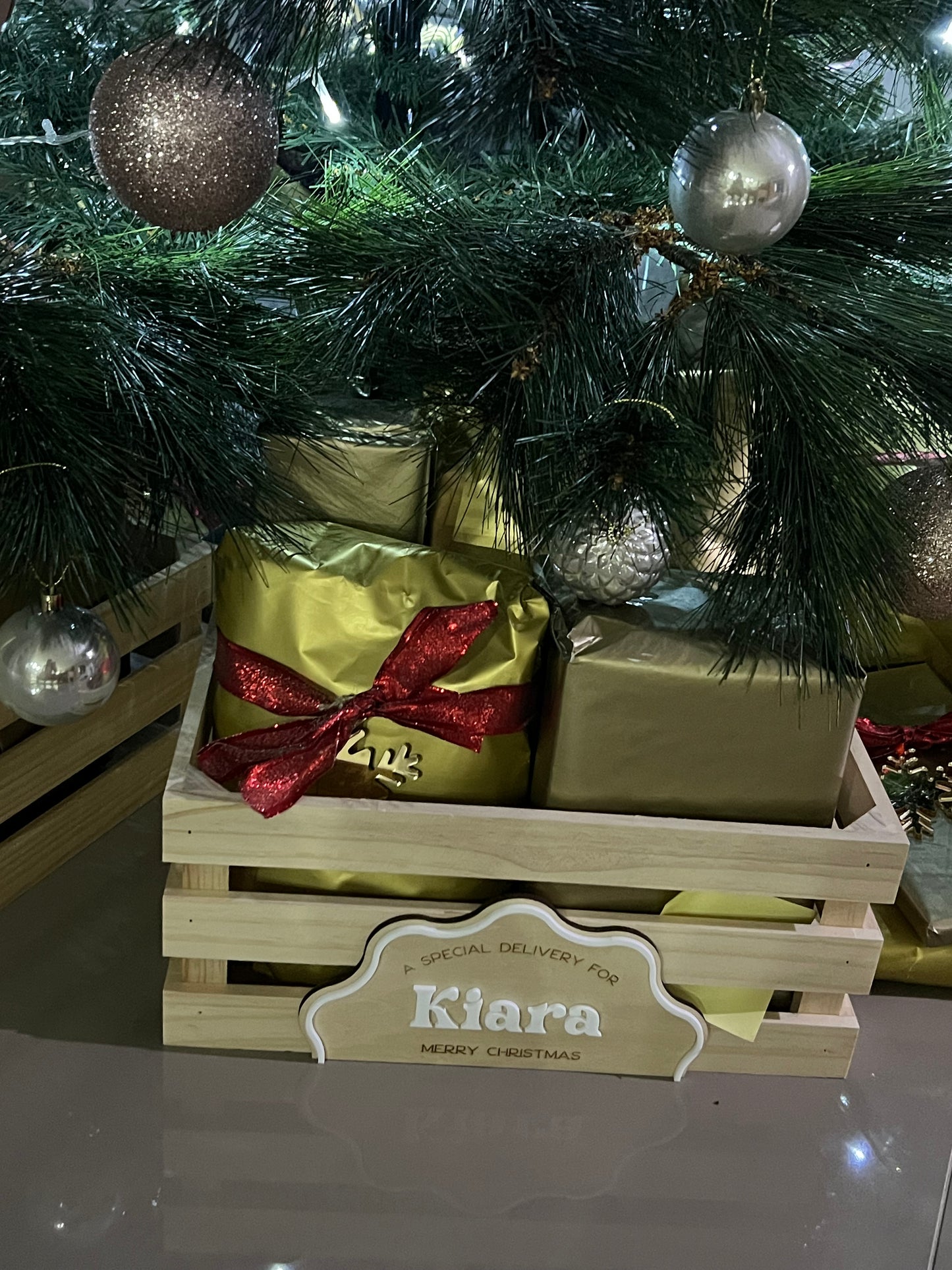 Personalised Wooden Crate