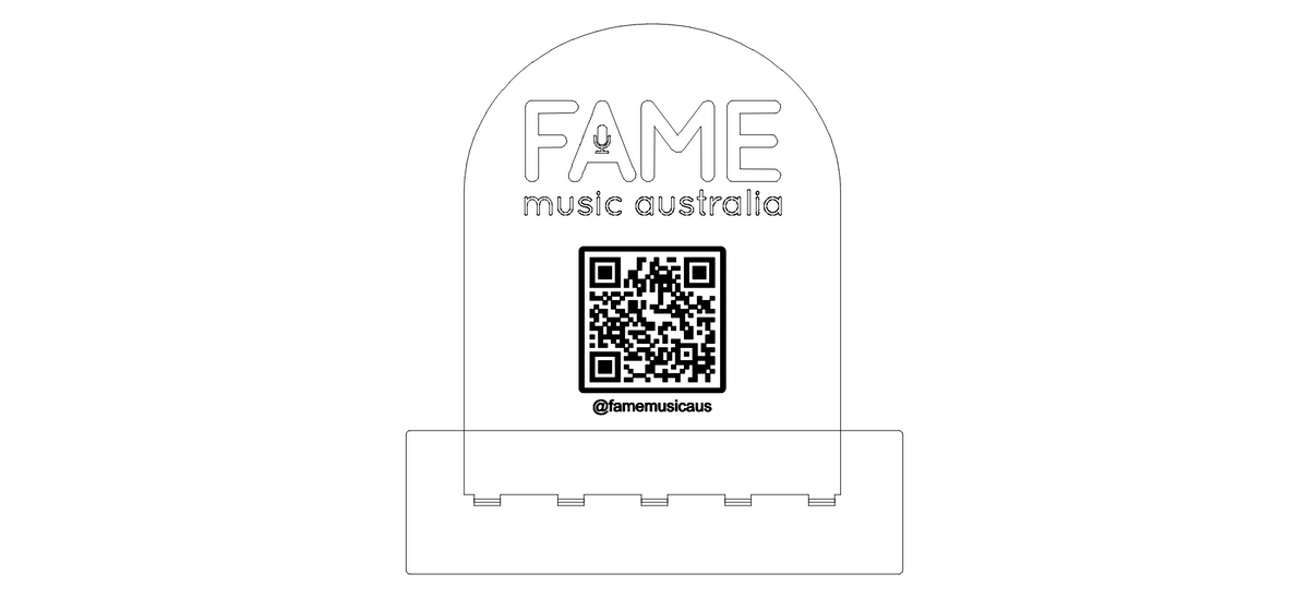 Arch Single QR Code Sign