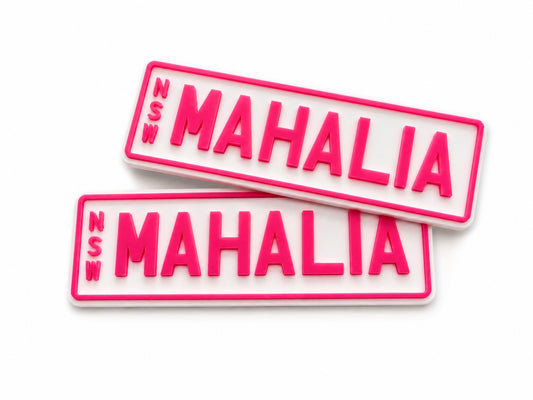 Personalised Kids Mini Number Plate