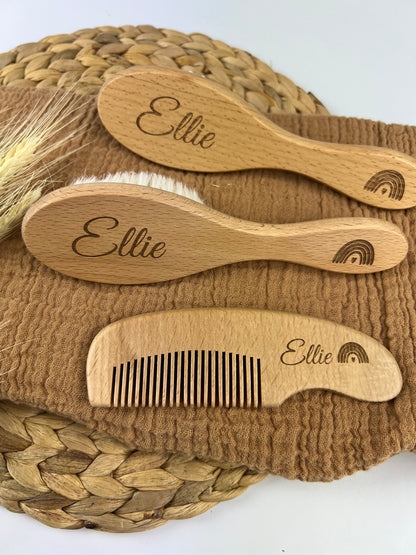 Personalised Baby Hair Brush/Comb Set