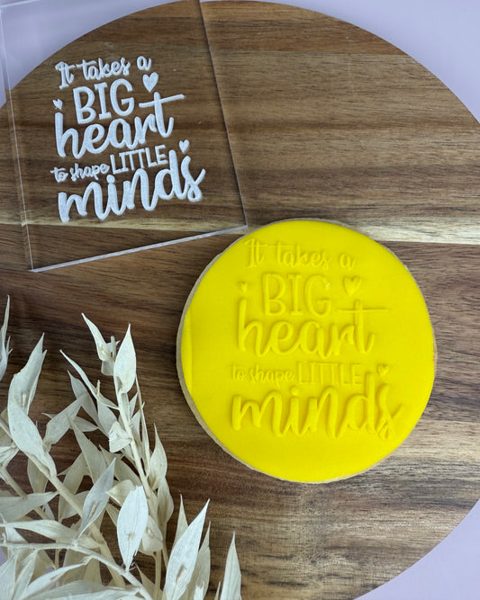 IT TAKES A BIG HEART - COOKIE STAMP