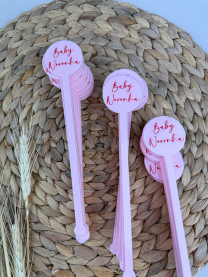 Acrylic Drink Stirrers (Round)