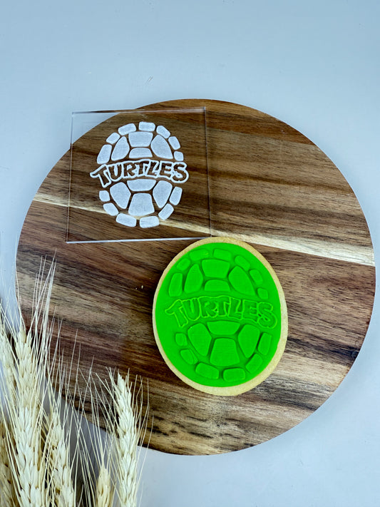 TURTLE SHELL - COOKIE STAMP