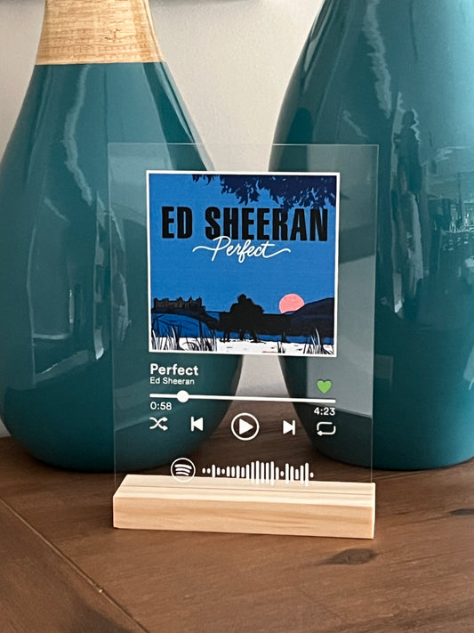 Spotify Acrylic Music Plaque (Scannable)