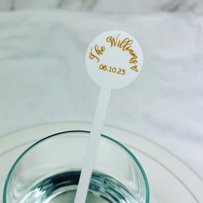 Acrylic Drink Stirrers (Round)