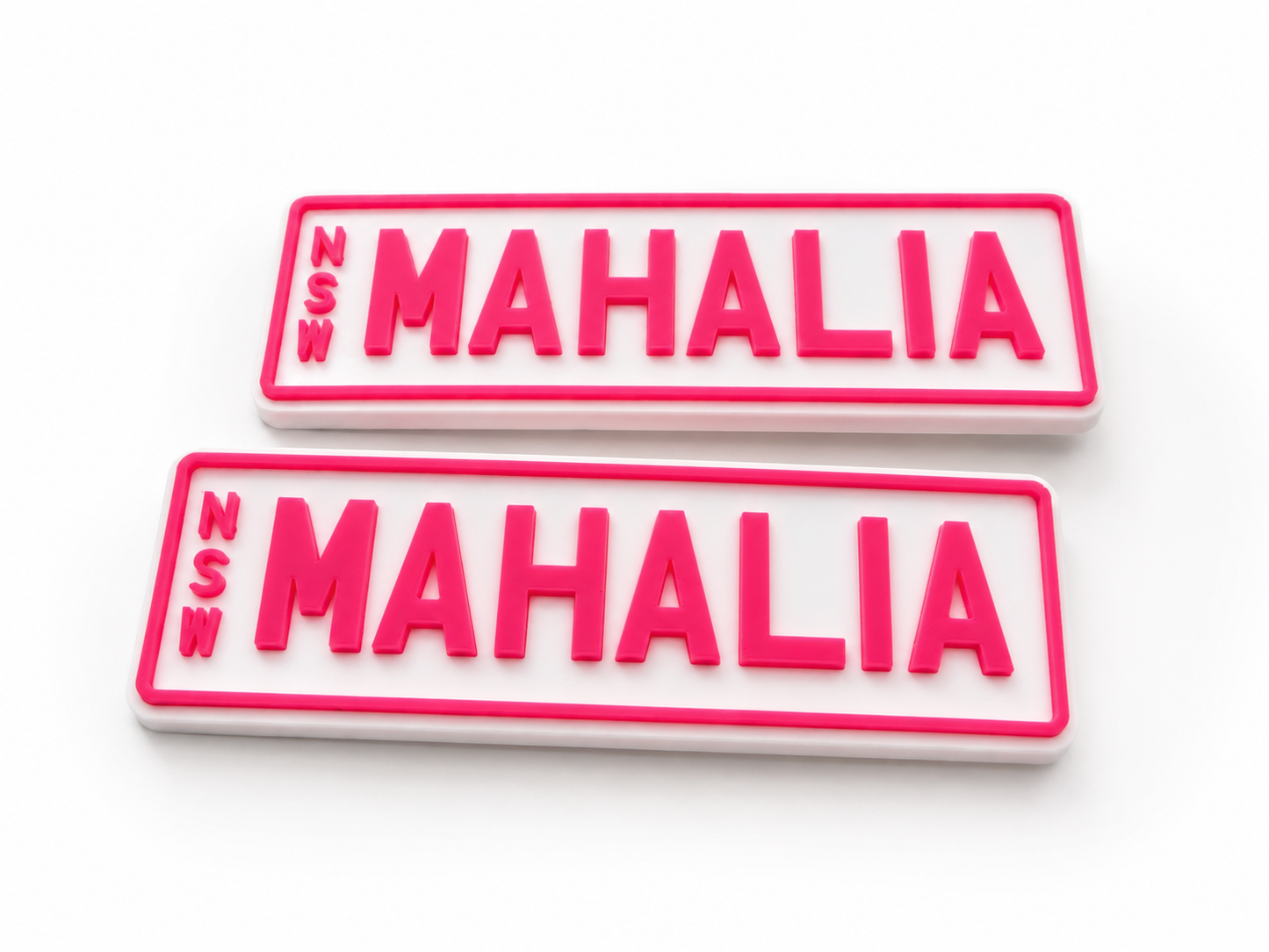 Personalised Kids Mini Number Plate