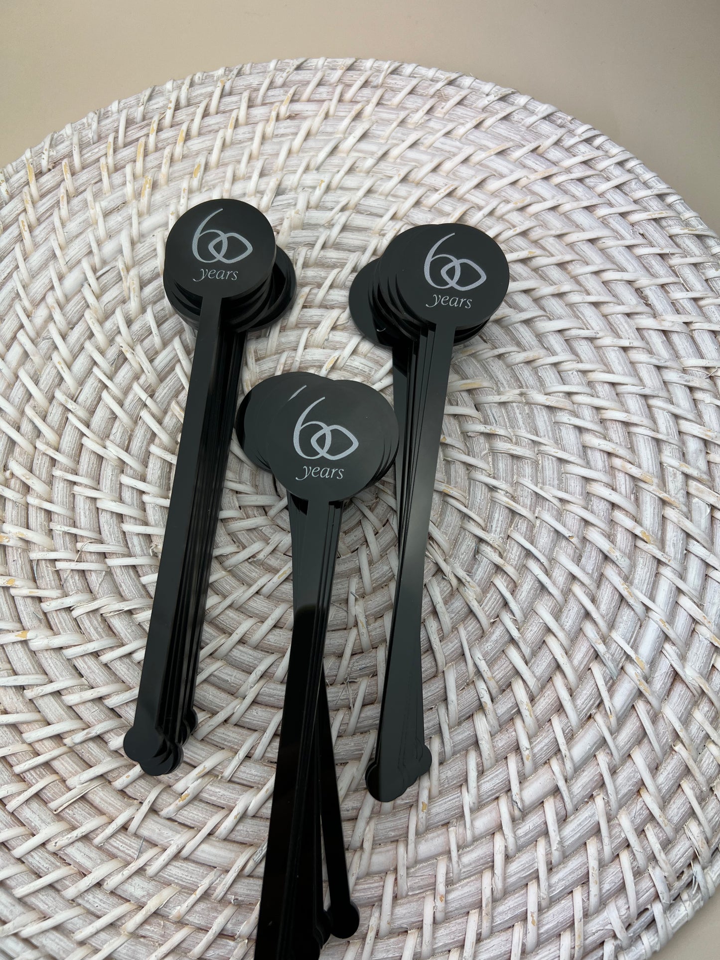 Acrylic Drink Stirrers (Round)