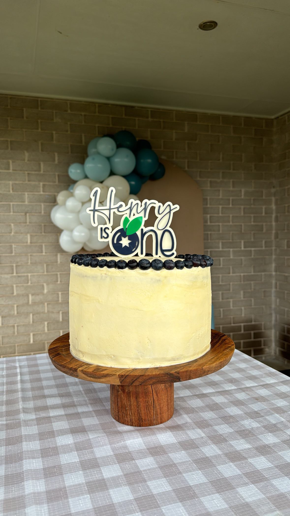 Large 2 Layer Acrylic Cake Topper (15cm)