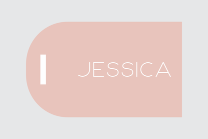 Acrylic Place Cards - Luggage Tag Style