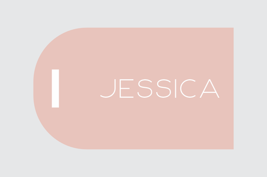 Acrylic Place Cards - Luggage Tag Style
