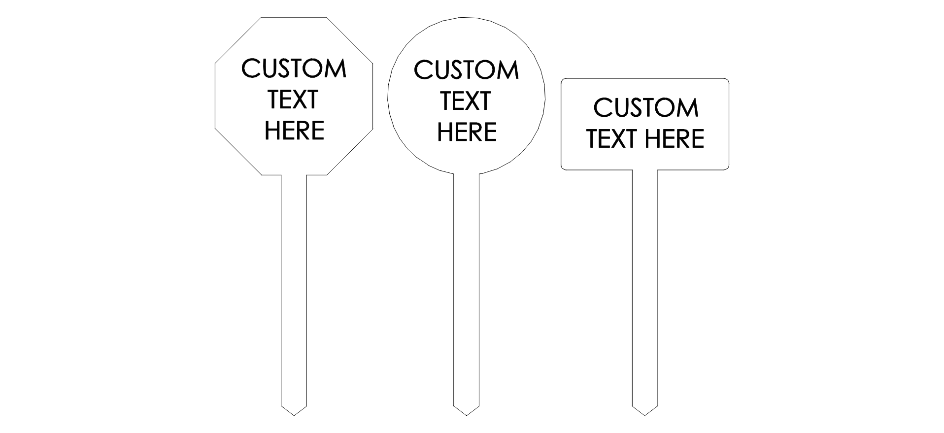 Mini Catering Signs (Set 10) – Boundless Impressions